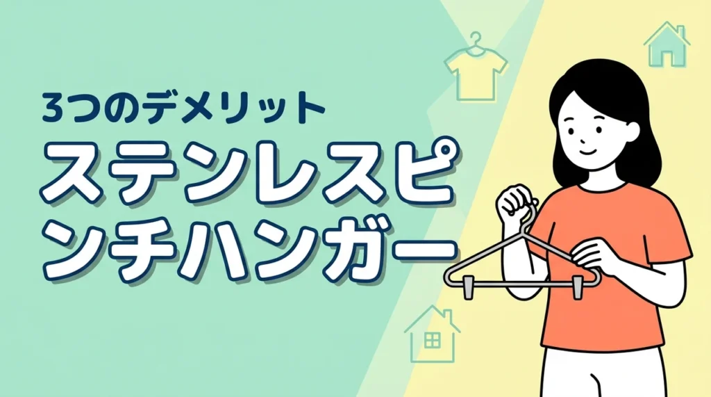 ステンレスピンチハンガーのデメリット3つ！重さや価格の注意点